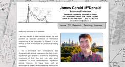 Desktop Screenshot of drjamesmcdonald.ca